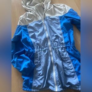 Old Navy blue anorak wind breaker size S